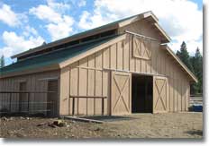Horse Barn Building