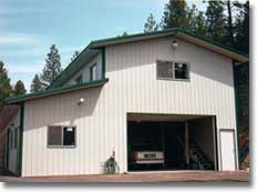 Where can you find design plans for a pole barn?