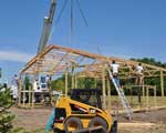 Lifting Pole Barn Roof