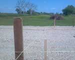 Setting a Pole Barn Stringline
