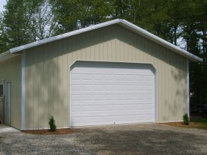 10' x 20' contemporary storage shed
