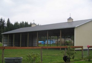 Swaying Roof Only Pole Barn