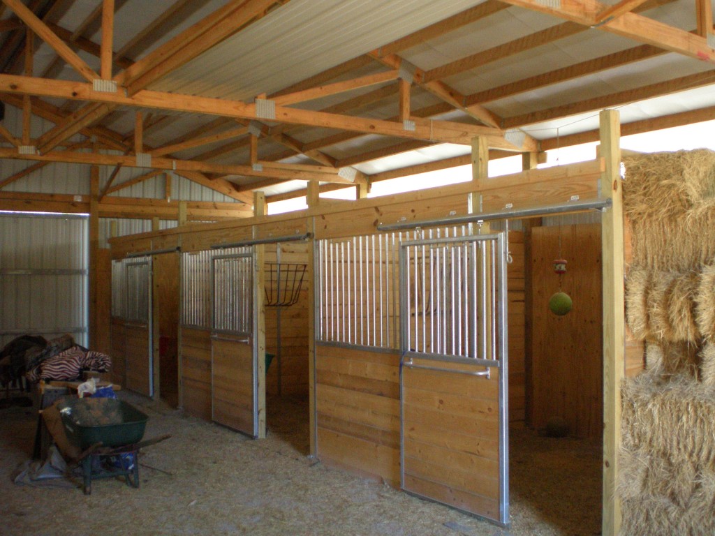 Pole Building - Horse Stalls