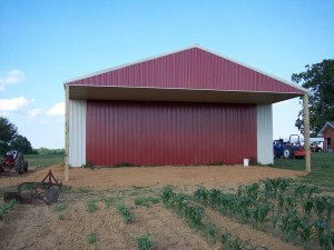 pole building with carport