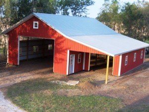 Adding a Lean-to on a Pole Barn - Hansen Buildings