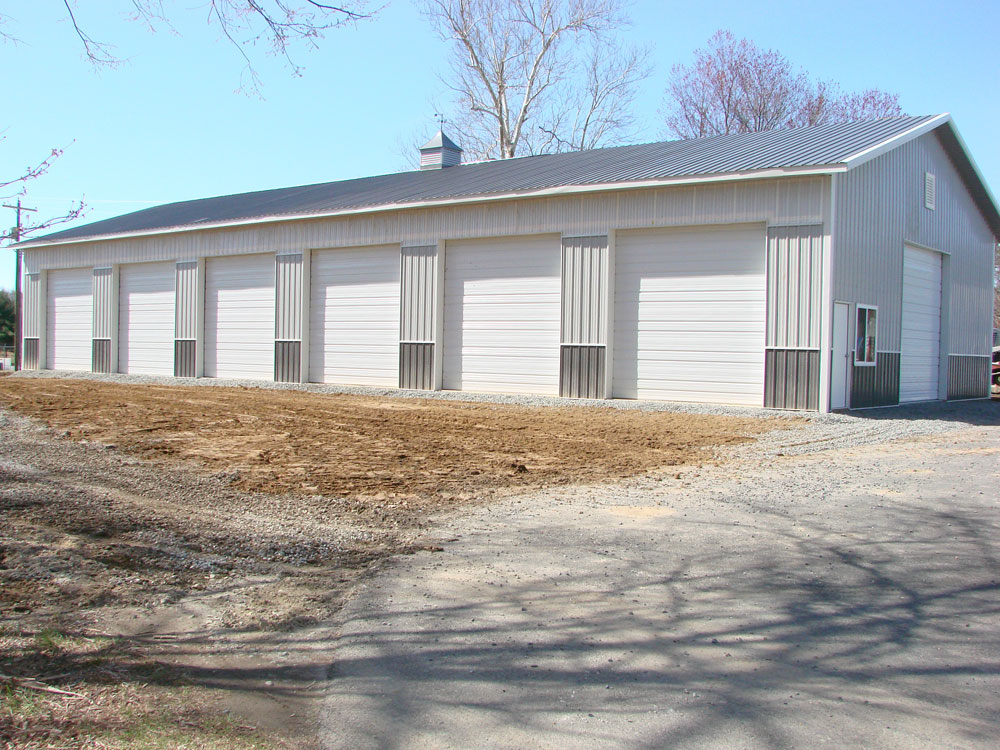 Image of a large pole barn