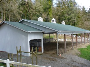 Roof Only Riding Arena