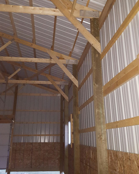 Knee Bracing Flying Gable Trim And Ventilation Needs Hansen Buildings