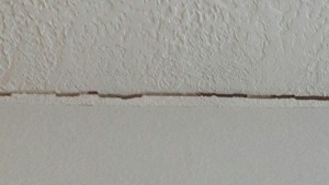 drywall crack