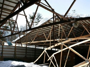 pole barn collapse