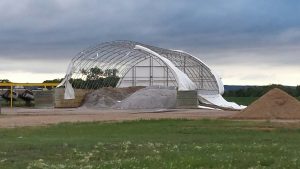 Fabric Covered Hoop Barns