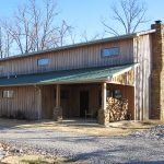 Prefab pole barn cabin