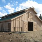 Affordable horse barn