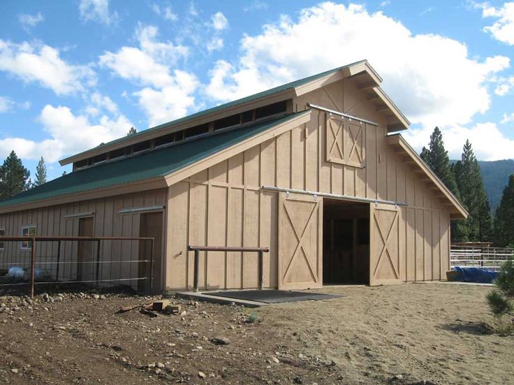 Affordable horse barn