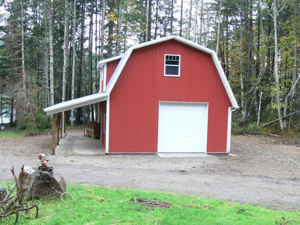 A Gambrel Pole Barn, Ceiling Heights, and RV Storage Solutions