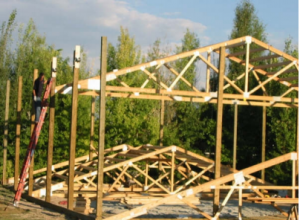 Hand Winches, Mono Trusses, and a Post Frame Home