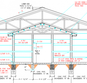 How to Frame a Reverse Gable Porch