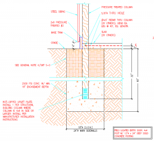 Question About a Pole Building Under Construction