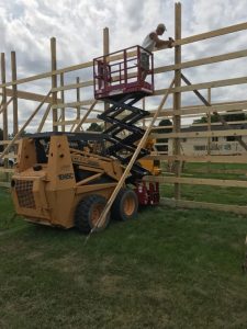 Materials for Girts, a Raised Floor, Truss Loads