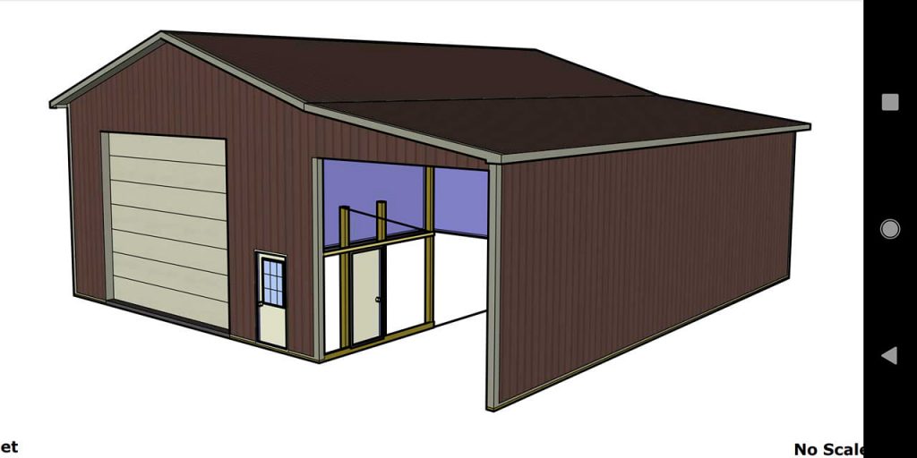 Swinging Doors for a Post Frame Building Hansen Buildings