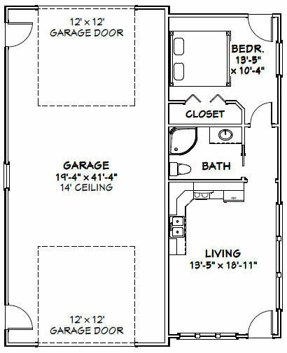 Monitor Style Cost To Build A Floor, Garage Door Plan