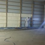 Spray Foam Insulation on Interior Surfaces of Metal Panels