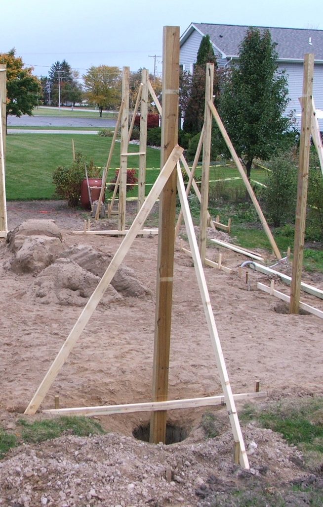 "OnePour Post Frame Concrete Footings Hansen Buildings