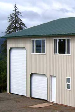 A Shouse, Adding Tin to Block Siding, and Truss Carriers