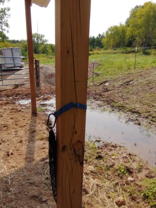 Checks and Splits in Post Frame Lumber Hansen Buildings