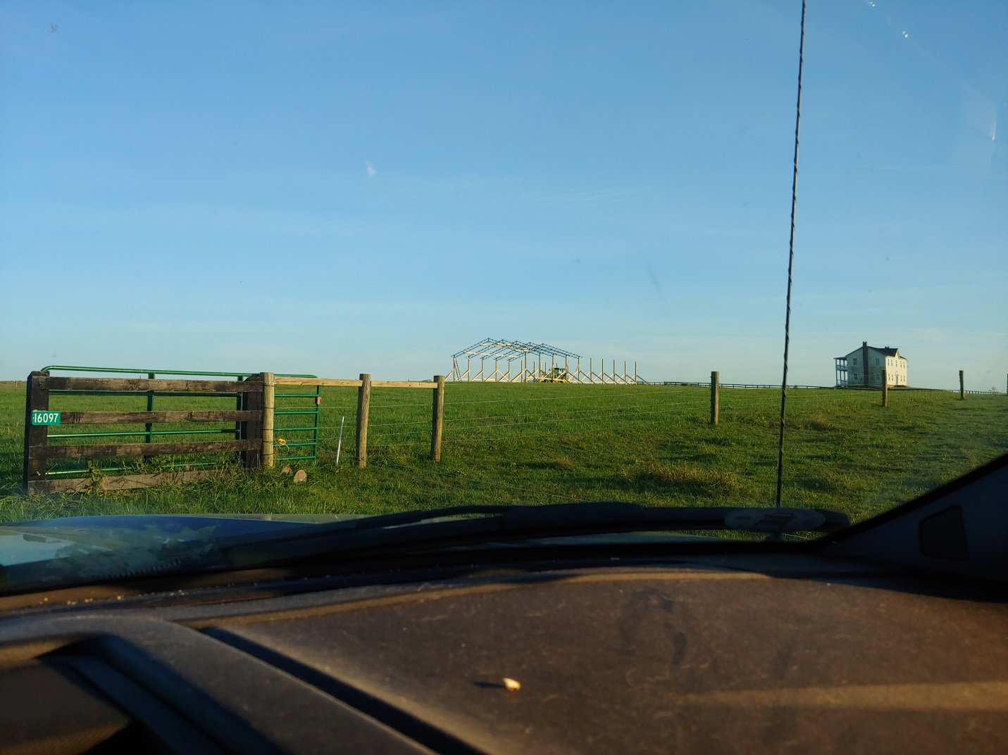 Questionably Designed Steel Truss Pole Barns