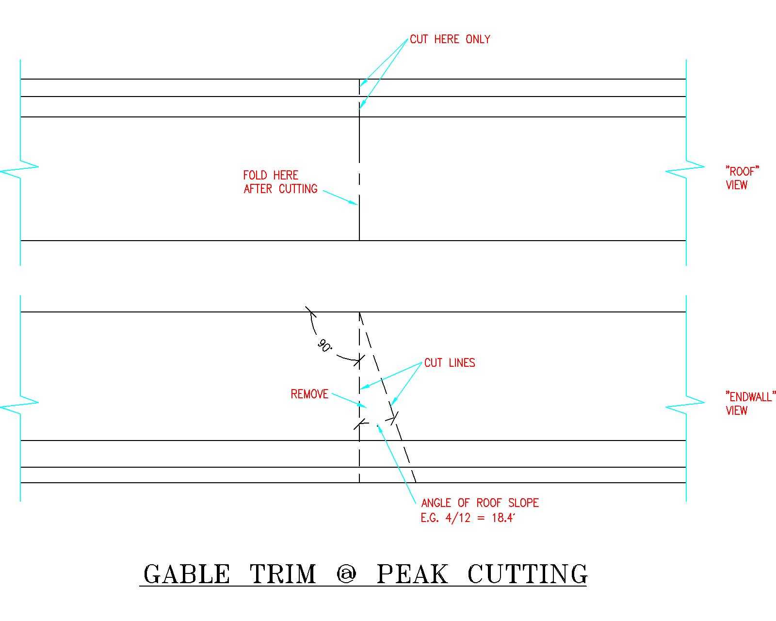 Gable Rake Trim, 24″ oc Framing, and Lap Siding Options