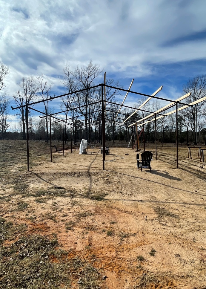 My Drill Stem Pipe Barn Sways in Light Winds