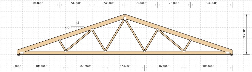 Gable Roof Truss Calculator Using Rafters Or Trusses 56 OFF