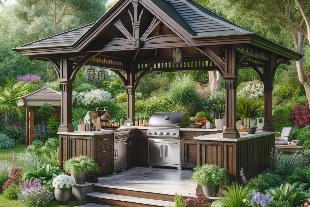 Outdoor Kitchen Gazebo Buildings Hansen Pole Buildings