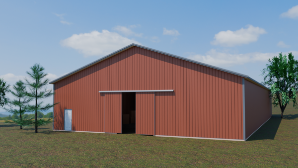 60x120x16 Post Frame Riding Arena Kit