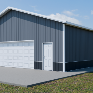 36x48x12 Pole Barn Kit