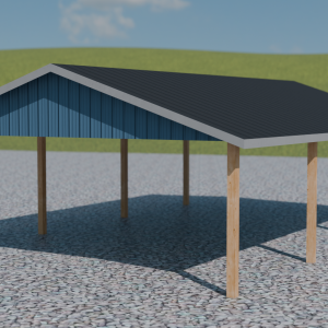 24x36x10 Pole Barn Kit
