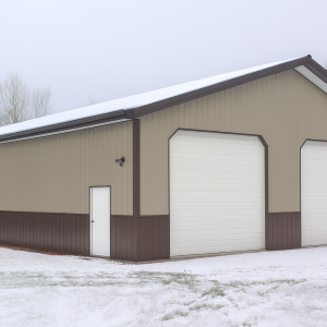 36x48x15 Pole Barn Kit