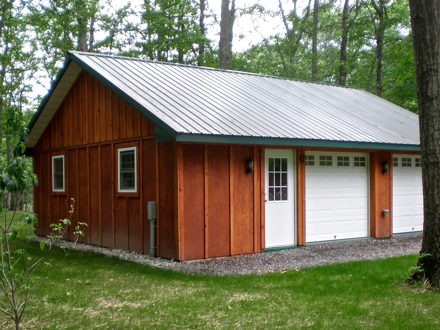 24x30x9.5 Pole Barn Kit