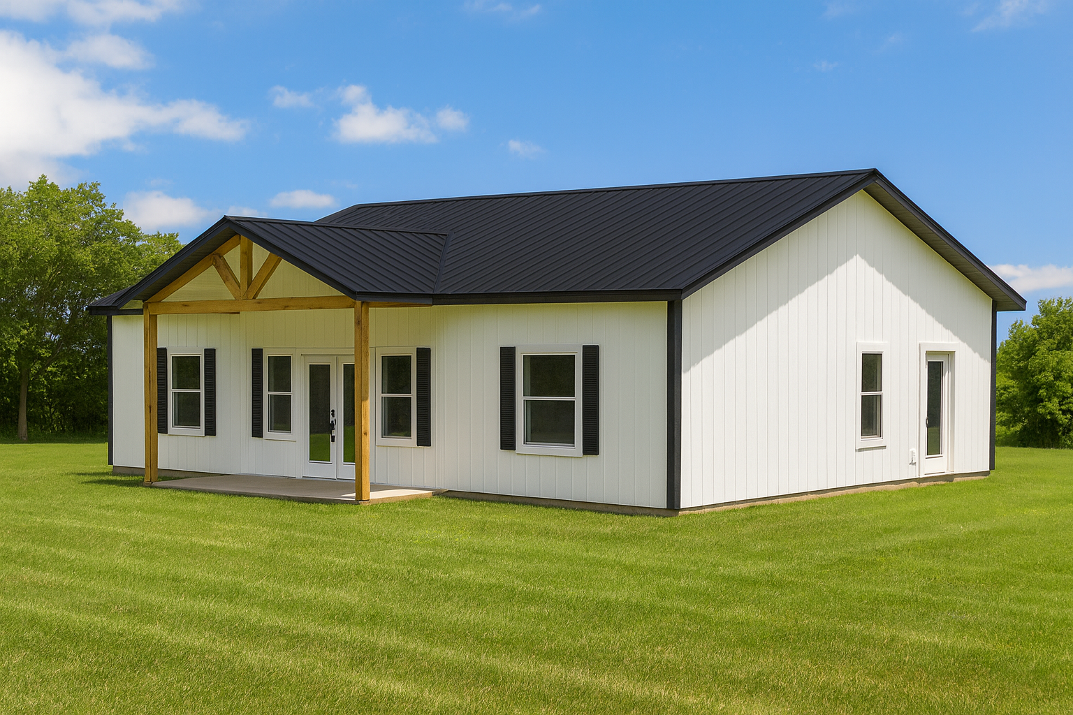 30x48x10 Barndominium Kit