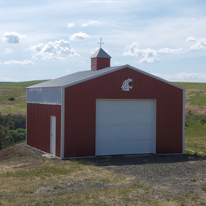 24x24x12.5 Pole Barn Kit