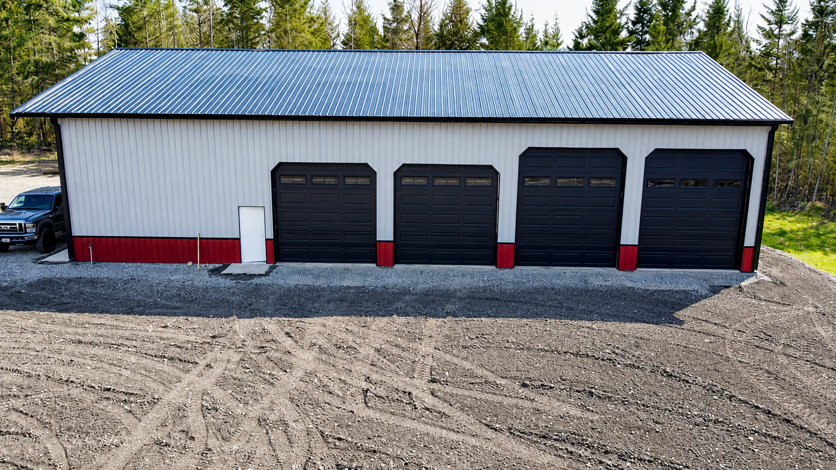 48x80x18 Pole Barn Kit